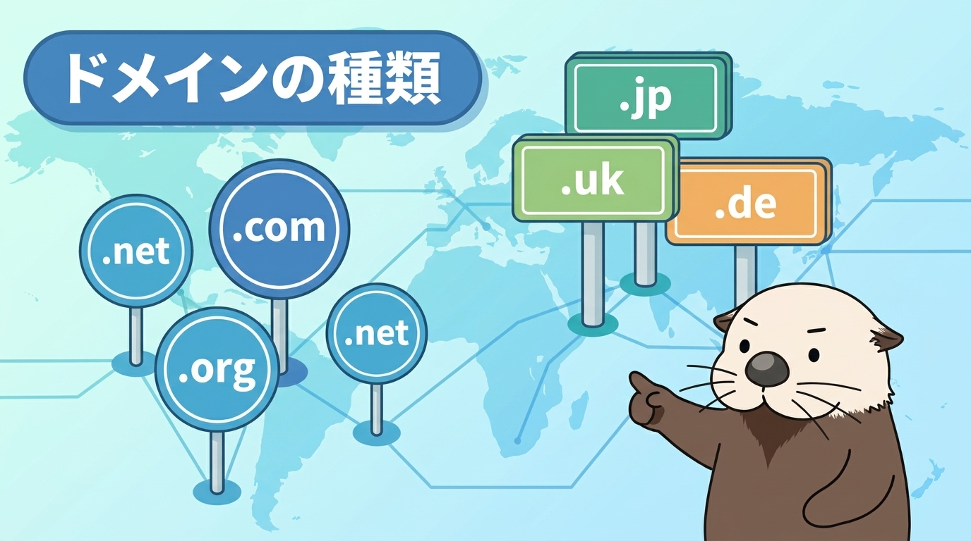 ドメインの種類とは