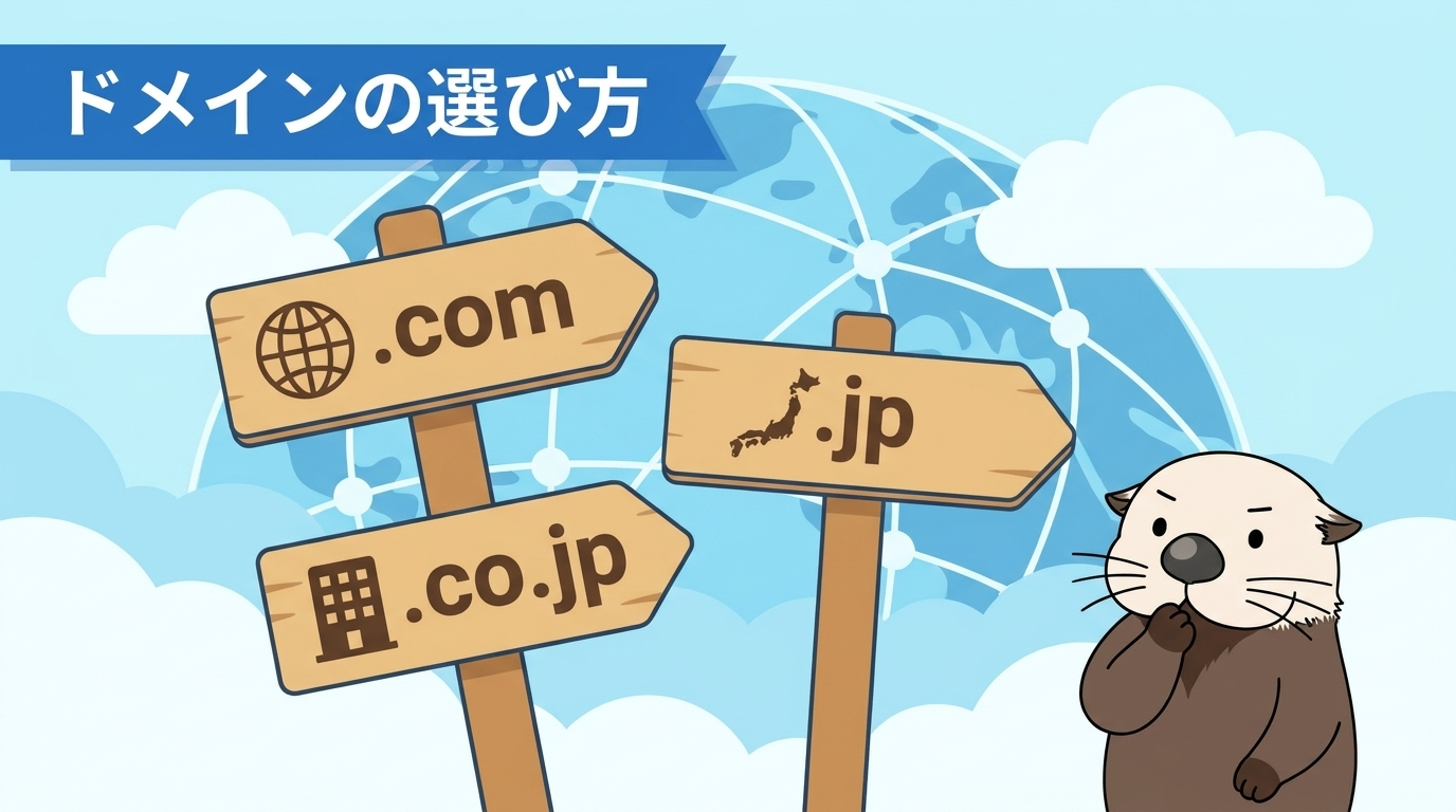 独自ドメイン名の選び方とおすすめの種類の見出し画像