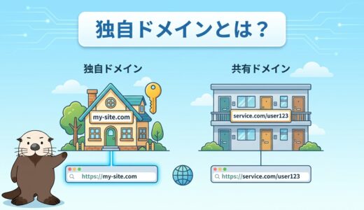 独自ドメインとは？共有ドメインとの違いとメリットのアイキャッチ