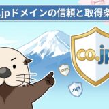 co.jpドメインとは？取得条件と他のTLDとの違い