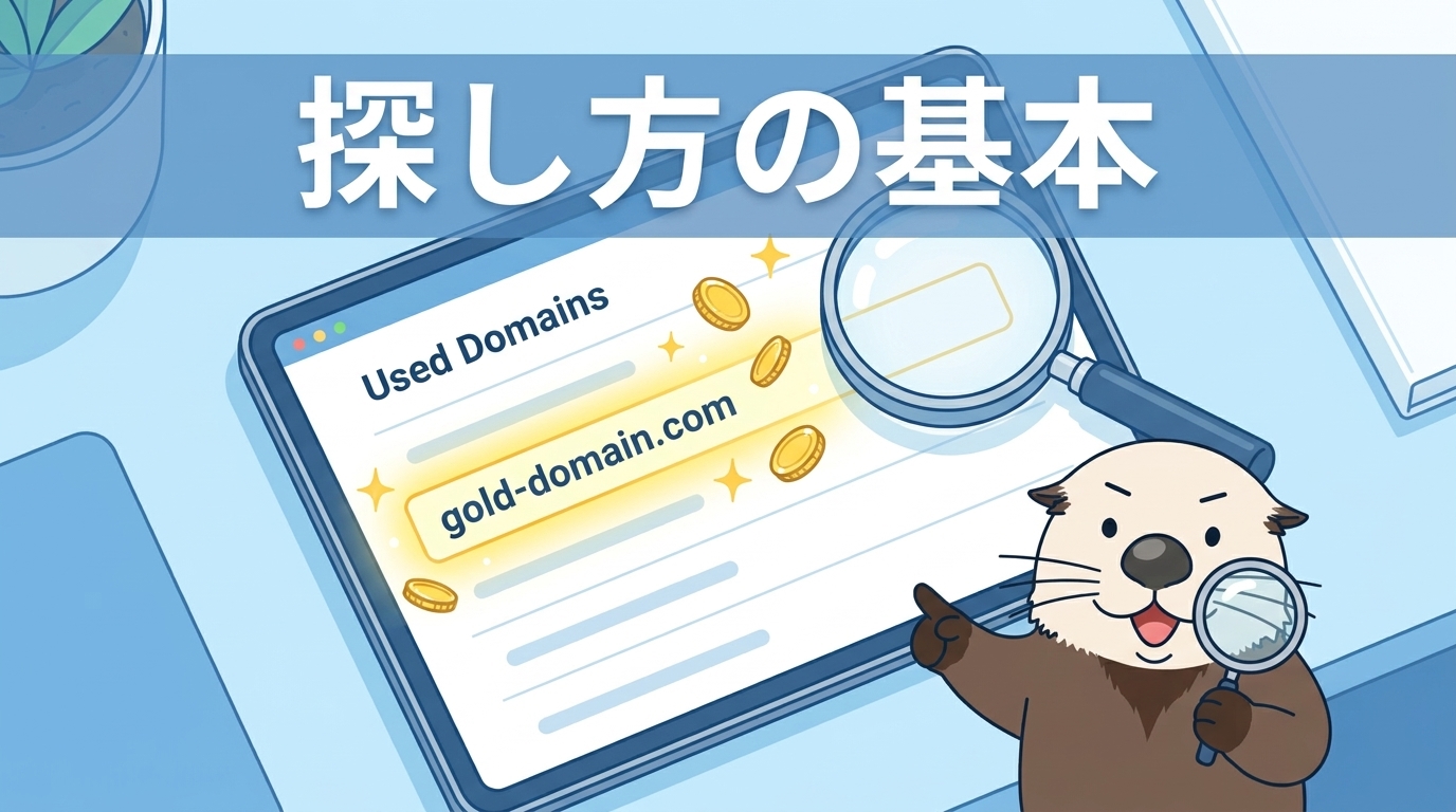 中古ドメインの探し方とは