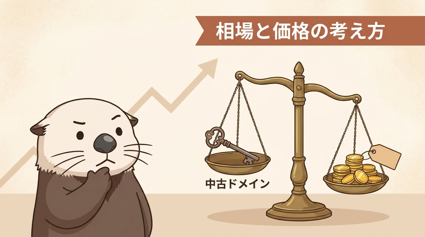 中古ドメインの相場と価格の考え方