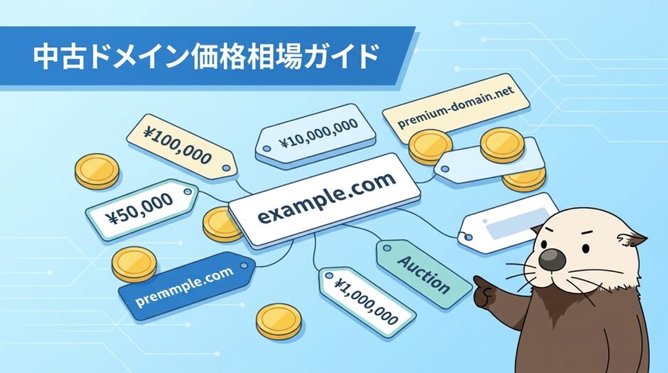 中古ドメインの価格相場｜販売・売買・オークション完全ガイド