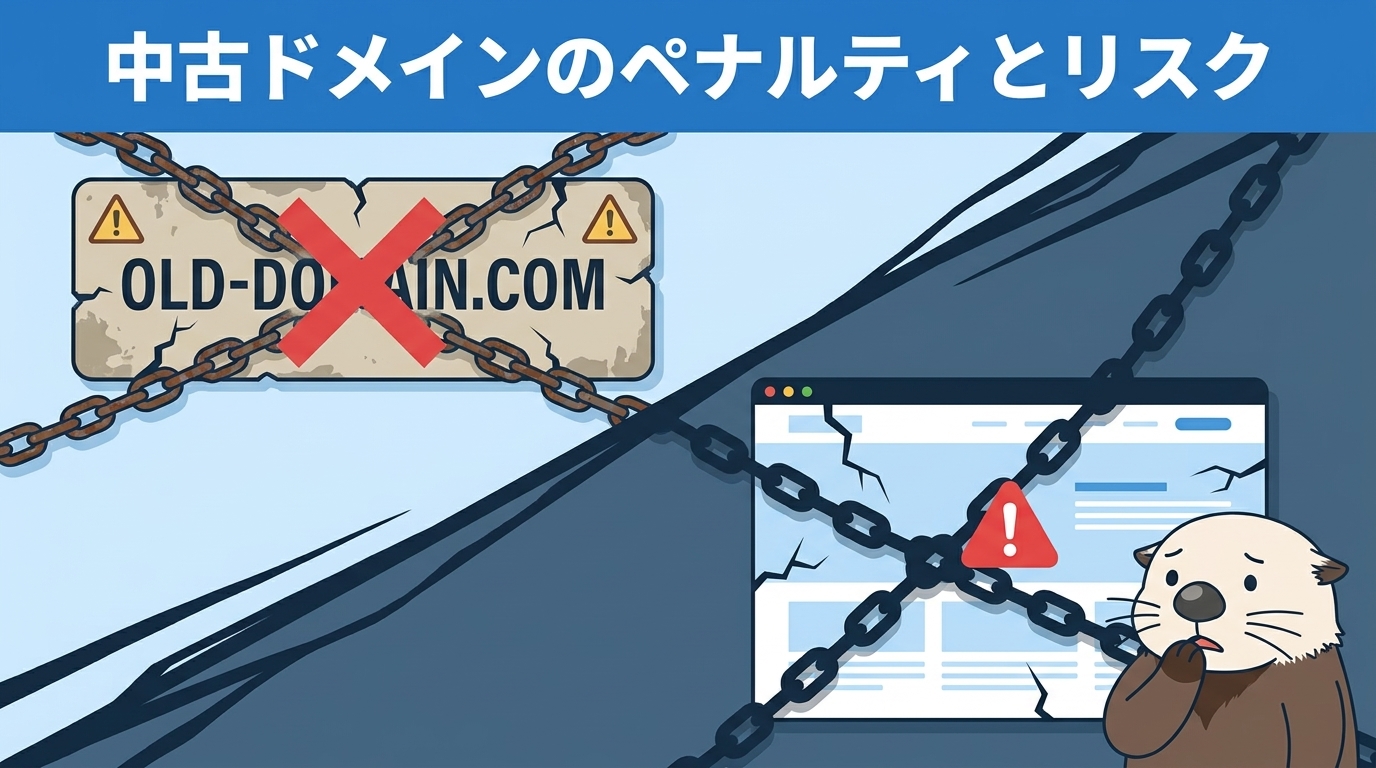 中古ドメインのペナルティとは