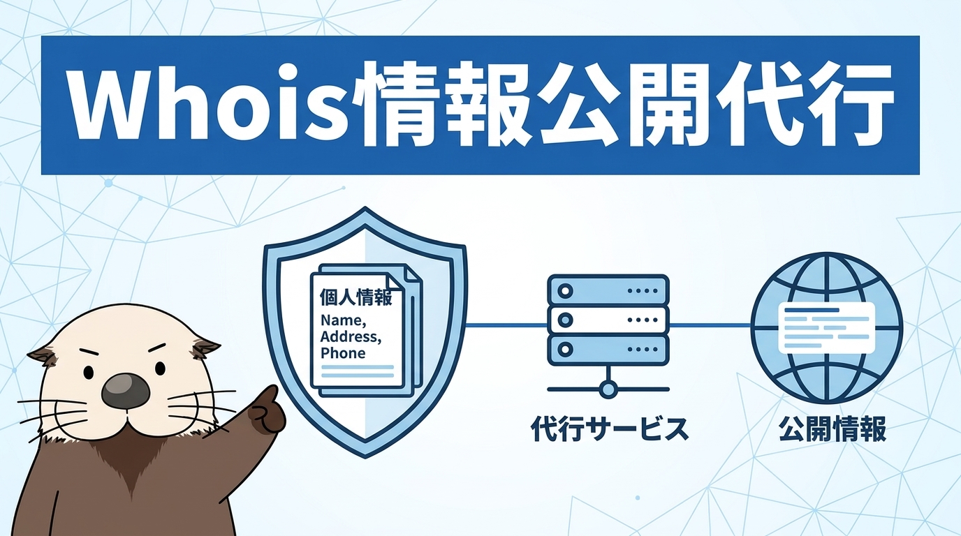 Whois情報公開代行の仕組みと利用方法