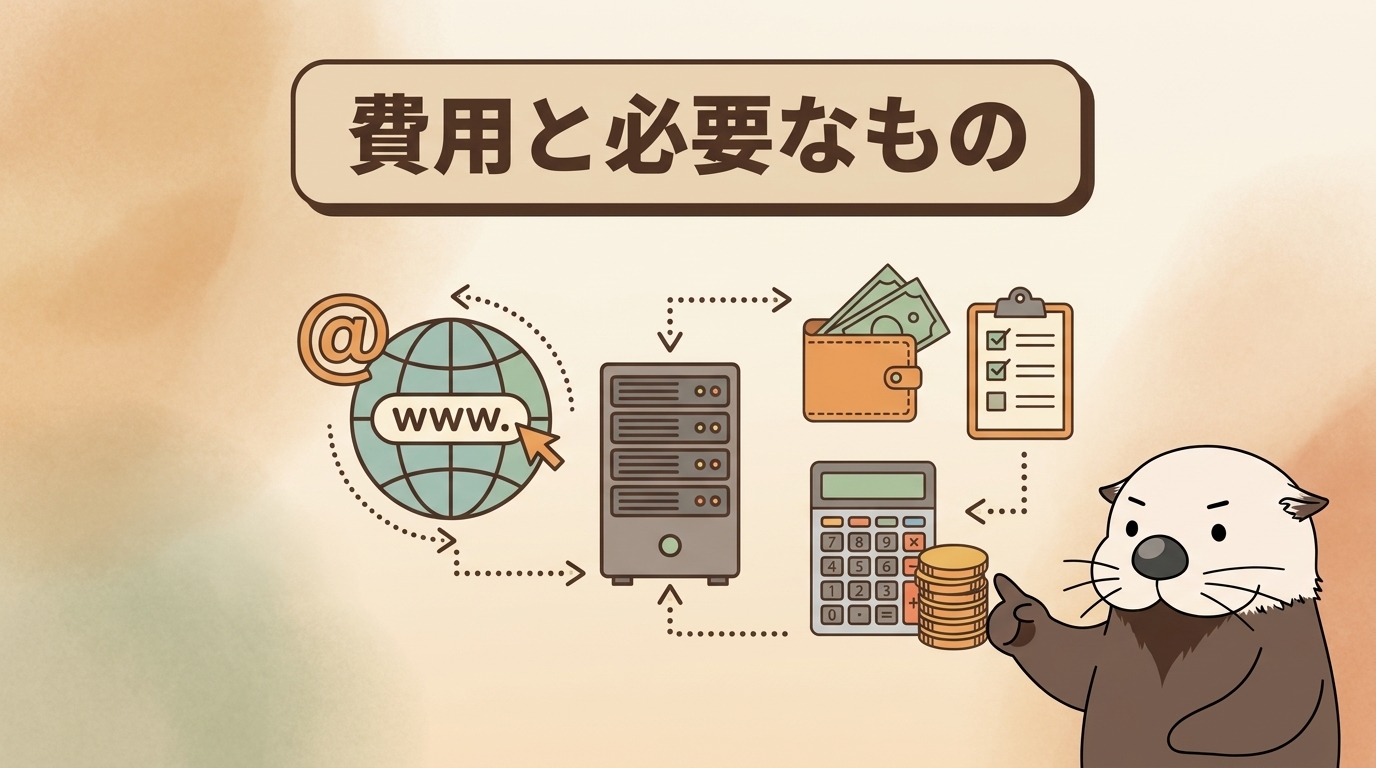 独自ドメインメールの費用と必要なものを解説するセクションの見出し画像
